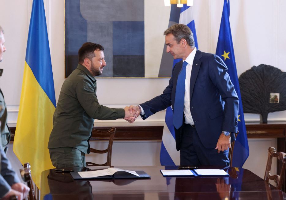 Μητσοτάκης – Ζελένσκι: Κοινή Δήλωση Ελλάδας – Ουκρανίας για την ευρωατλαντική ενσωμάτωση της Ουκρανίας