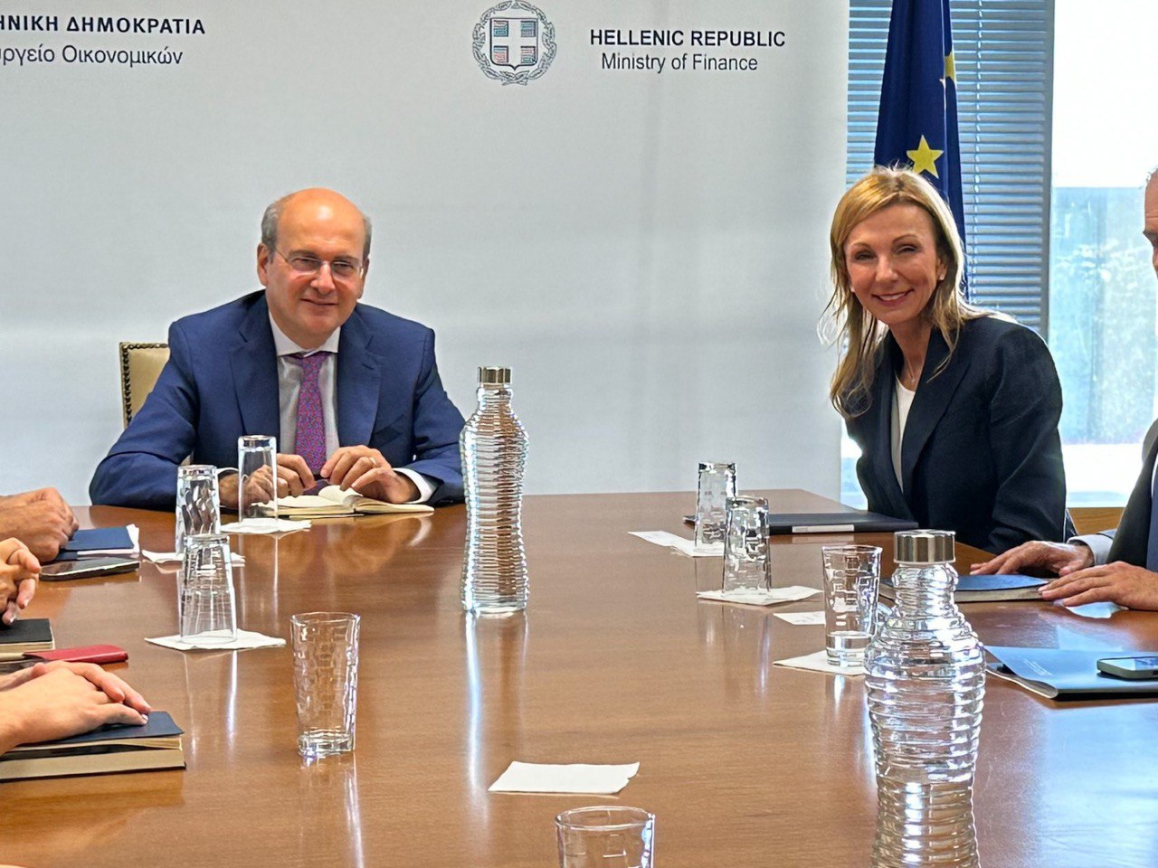 Κωστής Χατζηδάκης: Συνάντηση με το προεδρείο Ένωσης Ελλήνων Εφοπλιστών