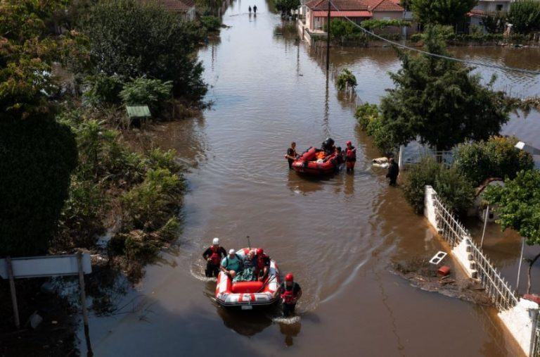 Woman arrested on charges of spreading false news; claimed scores of flood victims in specific Thessaly town