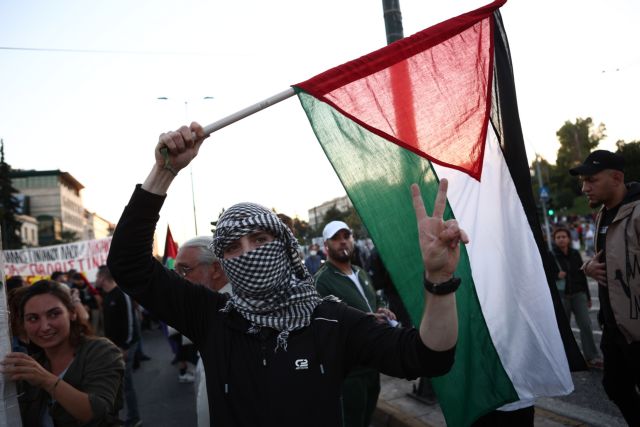 Συγκέντρωση αλληλεγγύης στην Παλαιστίνη – Διαδήλωση προς την πρεσβεία του Ισραήλ