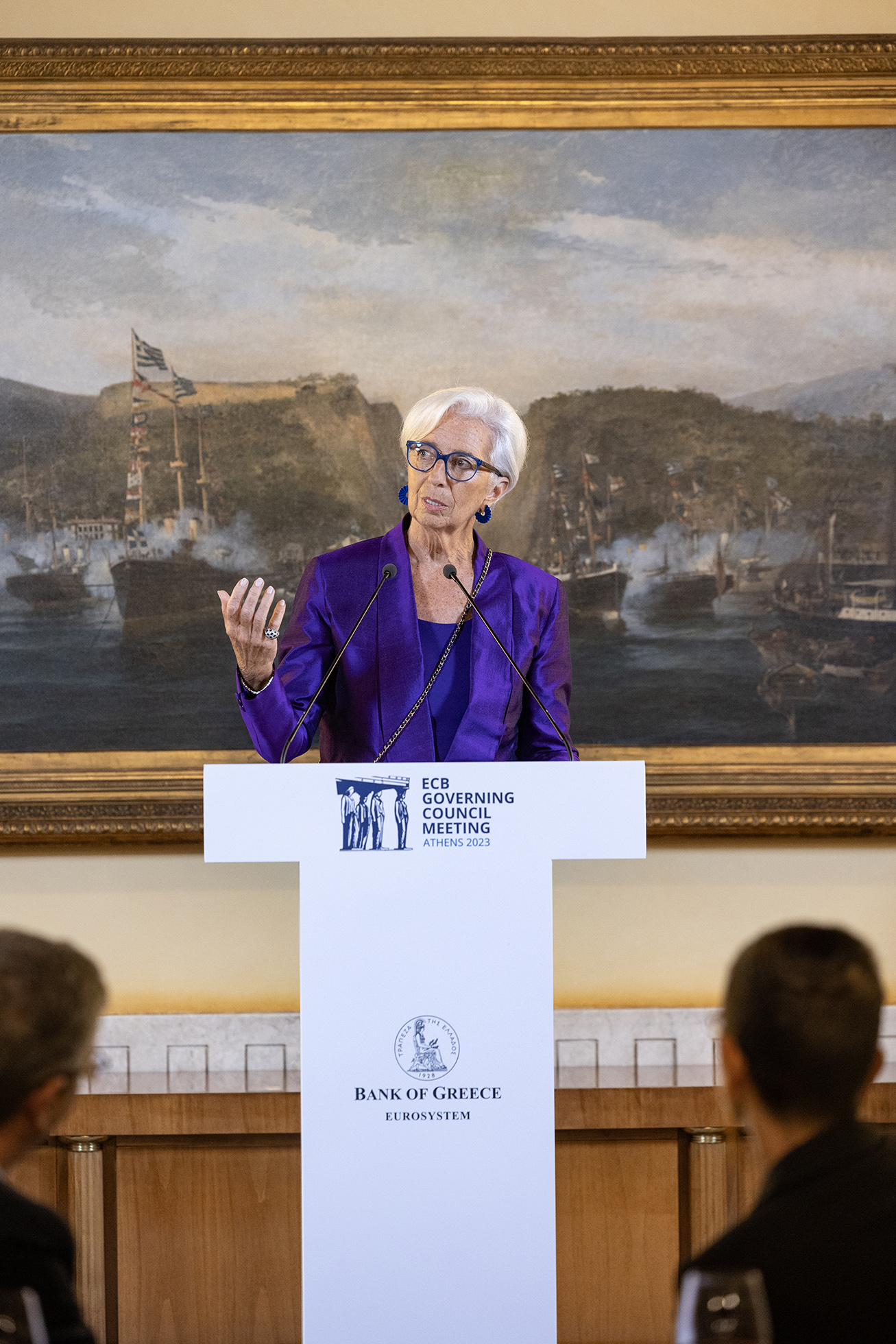 Watch Christine Lagarde’s address live from the Bank of Greece