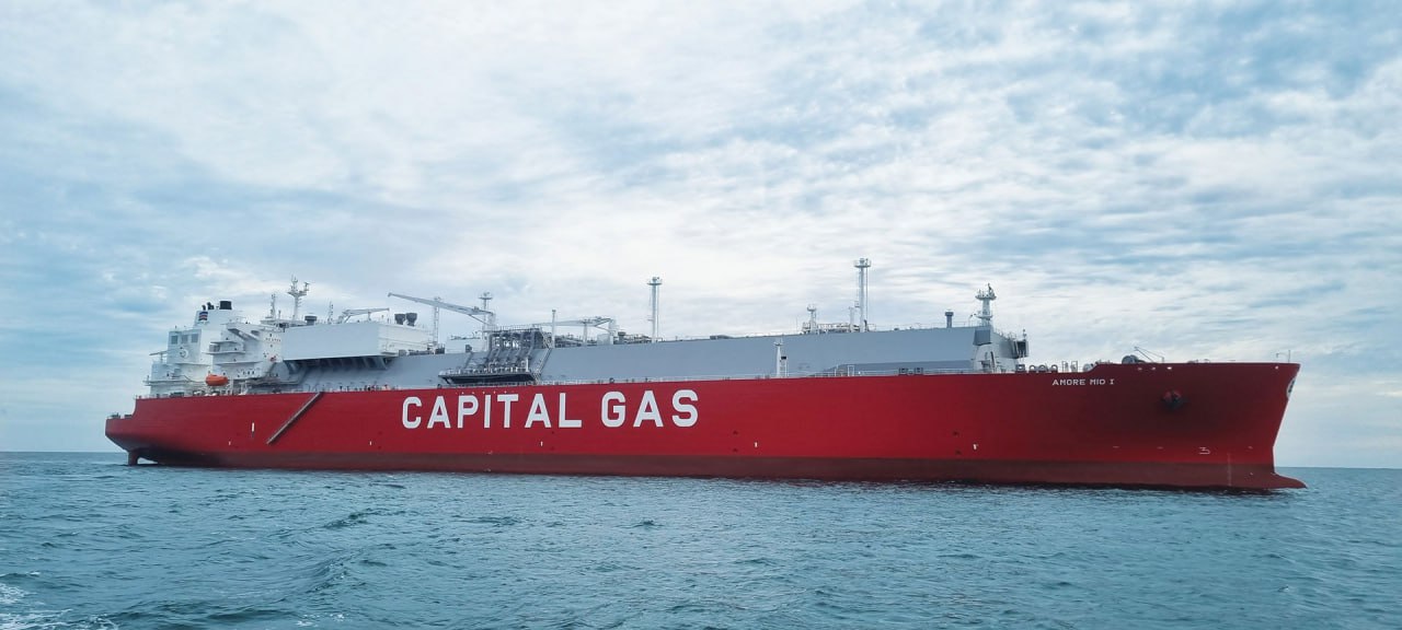 Capital Gas Ship Management Corp.: Παρέλαβε το LNG Carrier «Amore Mio I»