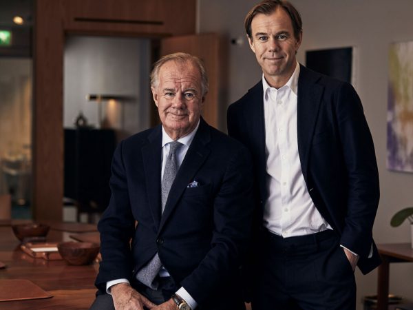 Stefan Persson Founder HM Foundation and Karl Johan Persson