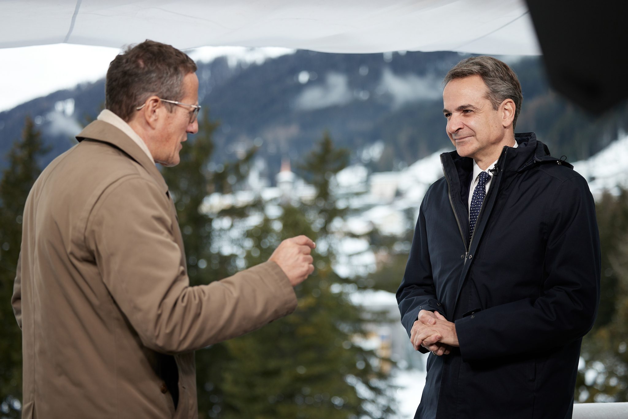 Mitsotakis Interviews to CNN, Bloomberg TV in Davos (video)