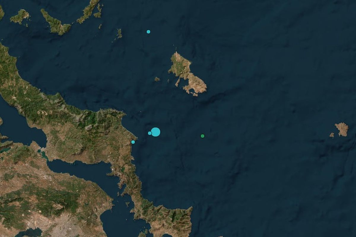 4.8R Quake Recorded East of Coastal Town of Kymi