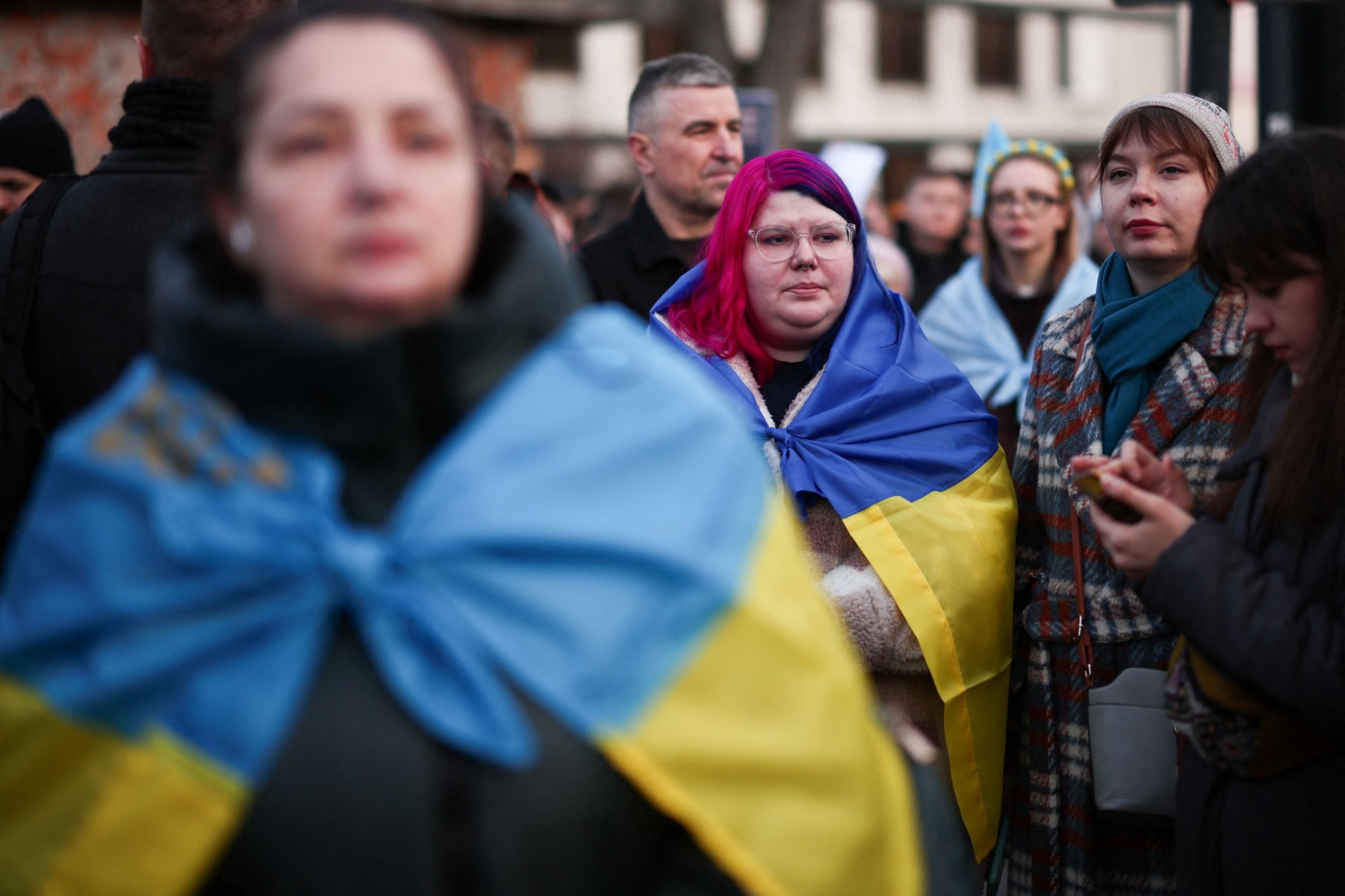 Πόλεμος στην Ουκρανία: Συγκεντρώσεις σε Γερμανία και Γαλλία για την επέτειο της ρωσικής εισβολής