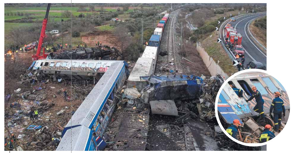 Rail Transport in Greece in Downward Spiral a Year Since Tempi Disaster