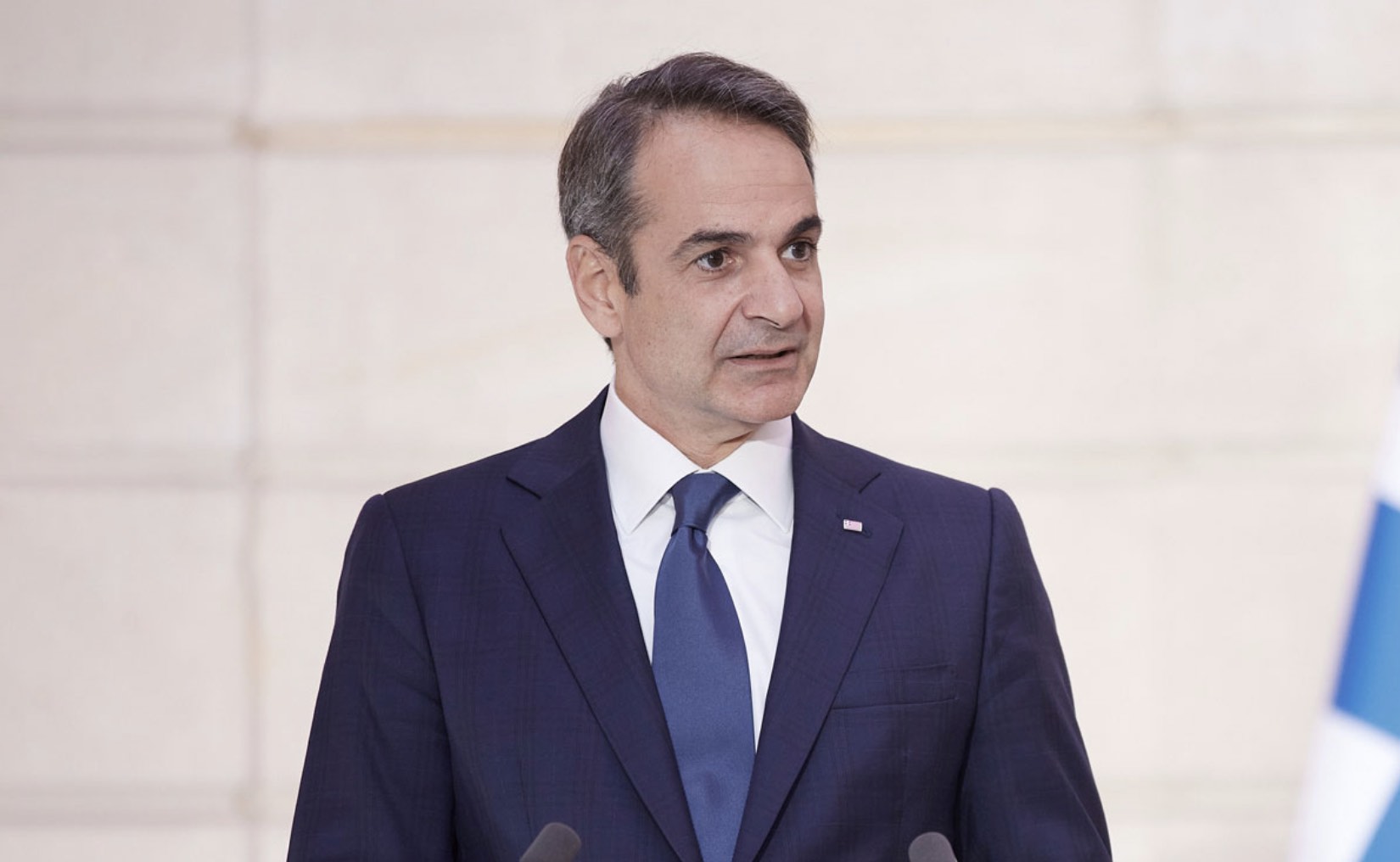 Greek PM Mitsotakis Interview on Tempi, Inflation, Domestic Violence