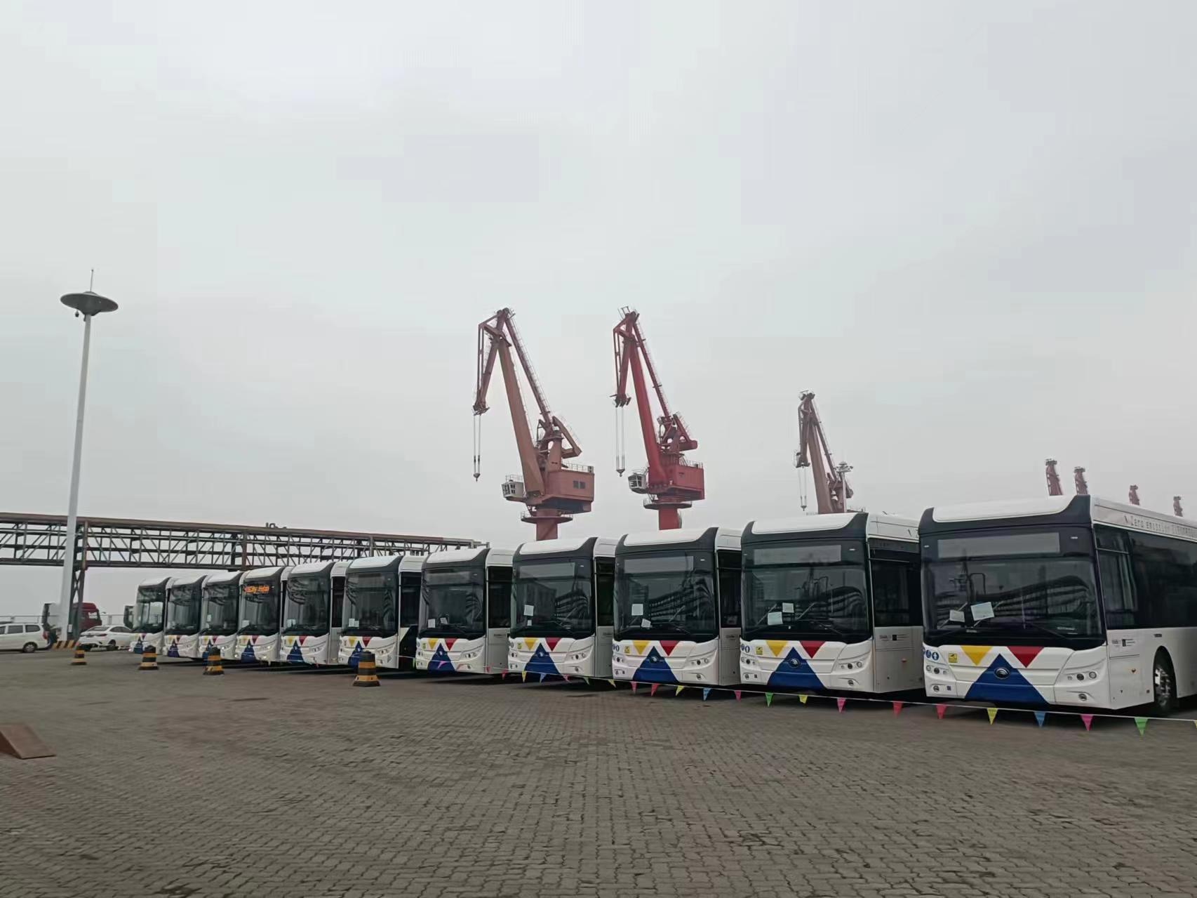 ΟΑΣΘ: Σήμερα στη Θεσσαλονίκη τα 110 ηλεκτρικά λεωφορεία από την Κίνα