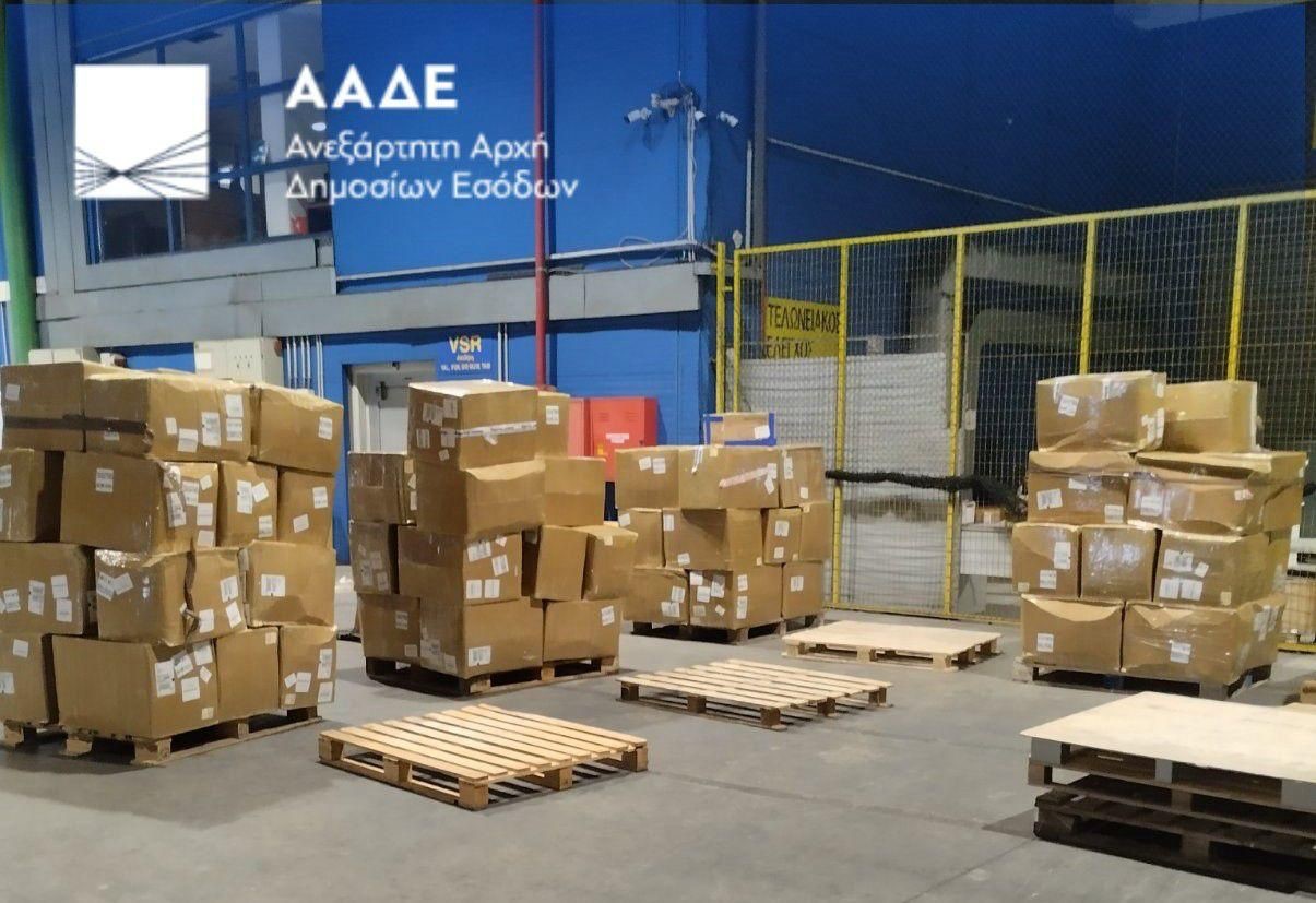 ΑΑΔΕ: 16.380 παραποιημένα προϊόντα κατασχέθηκαν στο Ελ. Βενιζέλος
