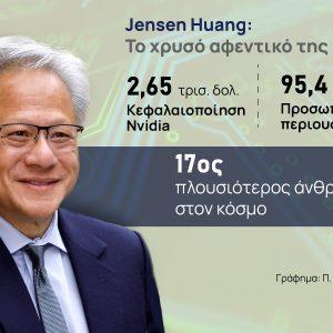 Jensen Huang: Η τριπλή πρόκληση για τον χρυσό αφεντικό της Nvidia