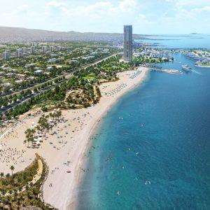 Ελληνικό: Πόσο ψήλωσε ο Riviera Tower – Κοντά στο sold out το Little Athens