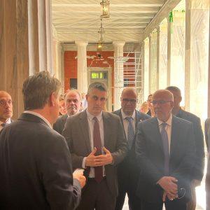 Αρσάκειο Μέγαρο: Επιθεώρηση των εργασιών αποκατάστασης και συντήρησης του κτιρίου
