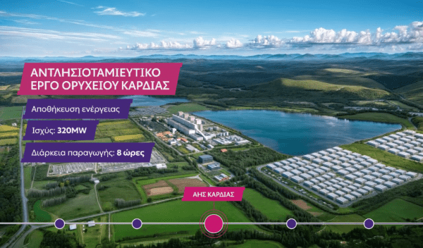 ΔΕΗ: Στην τελική ευθεία για το έργο αντλησιοταμίευσης στην Καρδιά