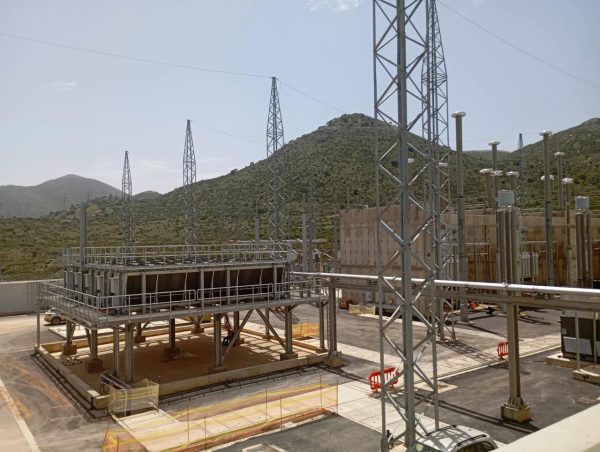 Ο Σταθμός Μετατροπής του ΑΔΜΗΕ για την ηλεκτρική διασύνδεση Κρήτης - Αττικής στην περιοχή Δαμάστα στο Ηράκλειο