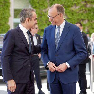 Μητσοτάκης – Μερτς: Κοινή επιθυμία οι περαιτέρω καλές σχέσεις και η στενή συνεργασία