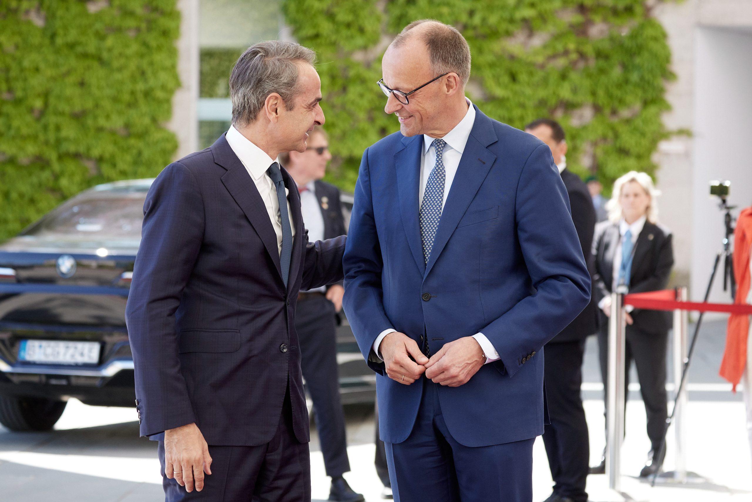 Μητσοτάκης – Μερτς: Κοινή επιθυμία οι περαιτέρω καλές σχέσεις και η στενή συνεργασία