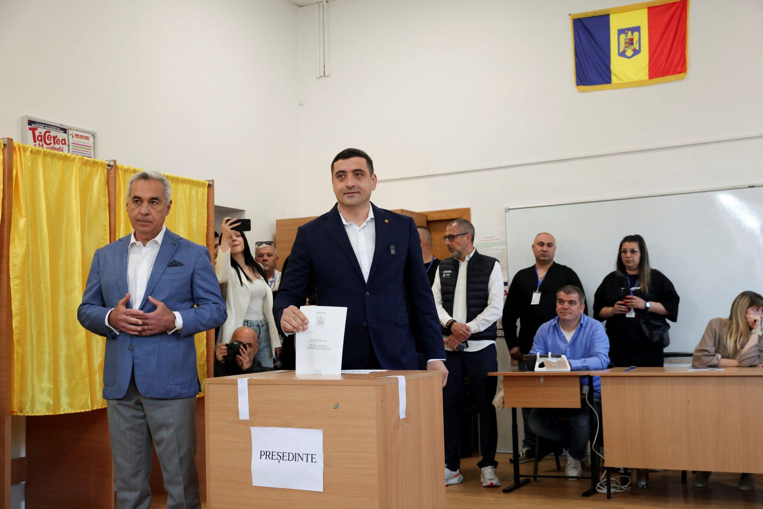 Ρουμανία: Mεγάλο προβάδισμα του ακροδεξιού Σιμιόν στον α΄ γύρο των προεδρικών εκλογών