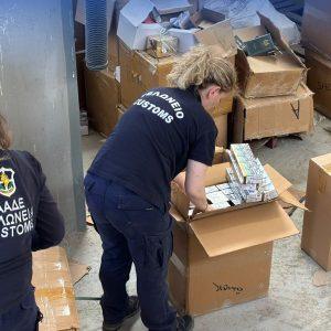 ΑΑΔΕ: Κατασχέθηκαν 2,5 εκατομμύρια τεμάχια τσιγάρα στους Κήπους