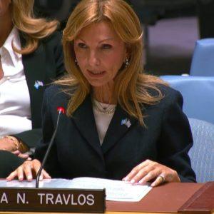 Μελίνα Τραυλού: Ιστορική ομιλία της Προέδρου της Ένωσης Ελλήνων Εφοπλιστών στα Ηνωμένα Έθνη