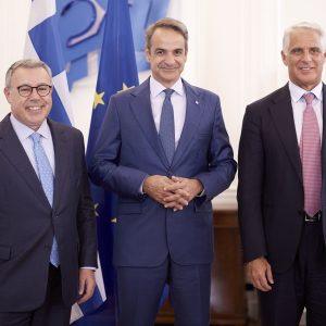 Αντρέα Ορσέλ: Συναντήθηκε με Μητσοτάκη και Ψάλτη στο Μέγαρο Μαξίμου