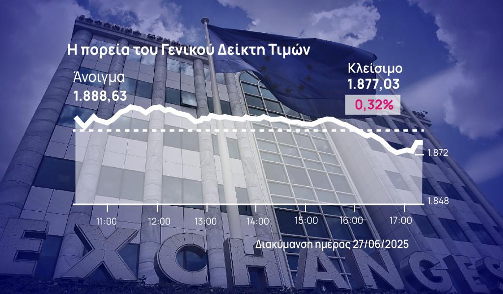 Χρηματιστήριο Αθηνών: Πήρε «λίγα» από τα εβδομαδιαία κέρδη του