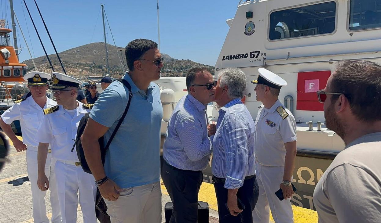 Κικίλιας από Λέρο: Αναβαθμίζουμε τις λιμενικές υποδομές