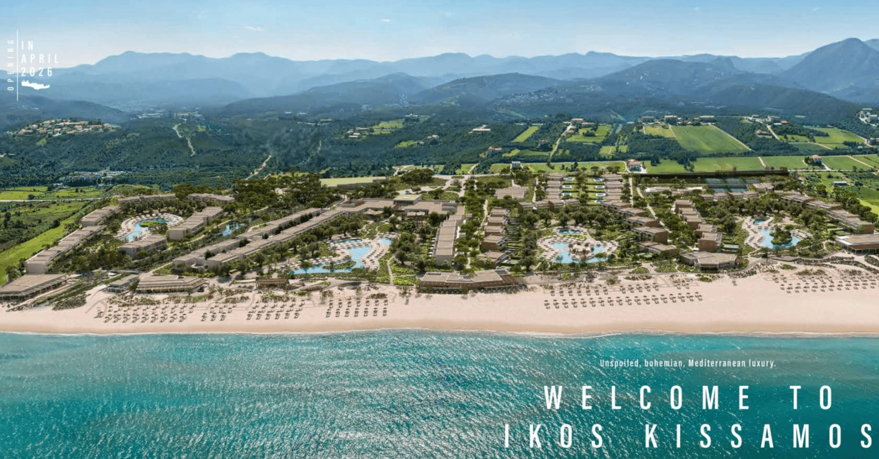 Sani/Ikos Group: Τον Απρίλιο του 2026 ανοίγει το πρώτο Ikos στην Κρήτη