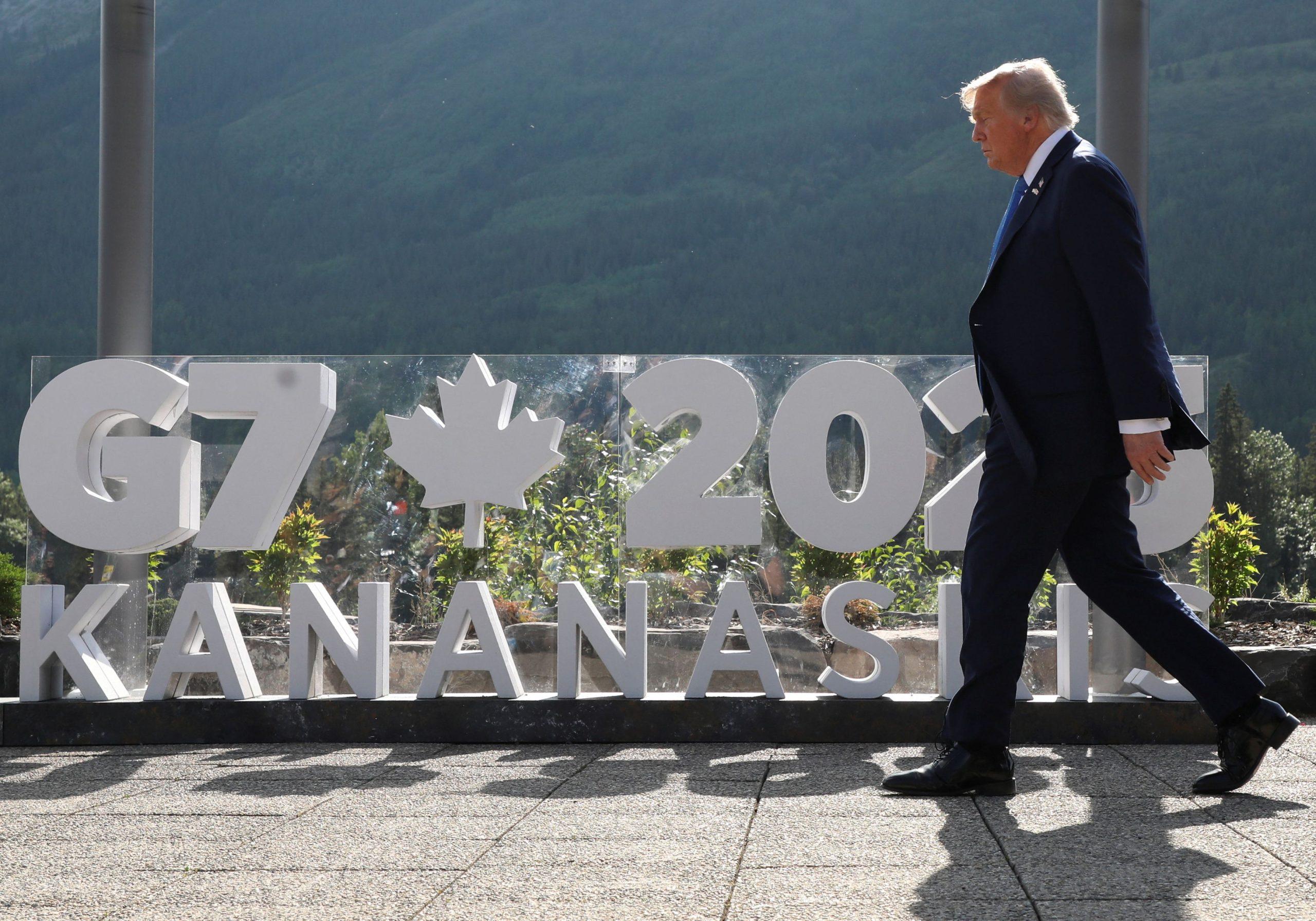 G7: Ο Τραμπ ζητά εκκένωση της Τεχεράνης και φεύγει από τη σύνοδο κορυφής