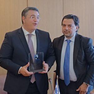 Τζιτζικώστας: Επίσκεψη στα γραφεία του Ναυτικού Επιμελητηρίου της Ελλάδος