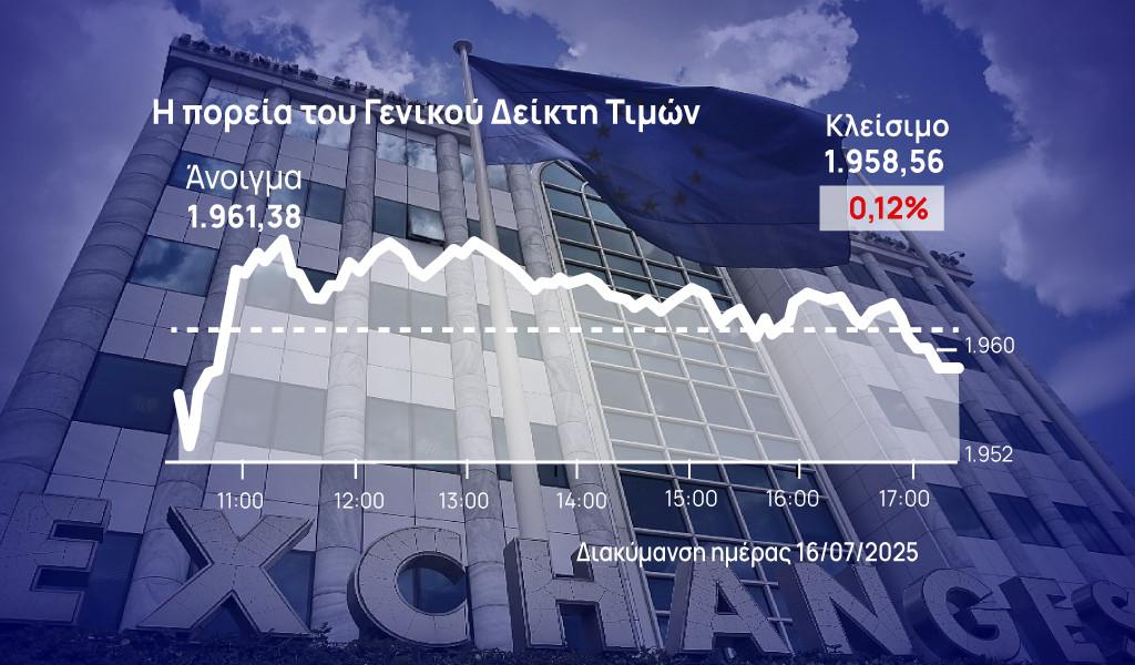 Χρηματιστήριο Αθηνών: Διόρθωσε το ταμπλό, οριακές απώλειες στον Γενικό Δείκτη