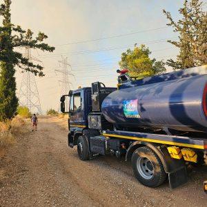 ΑΔΜΗΕ: Η διπλή μάχη με τη φωτιά στο Κρυονέρι και τον καύσωνα στα δίκτυα