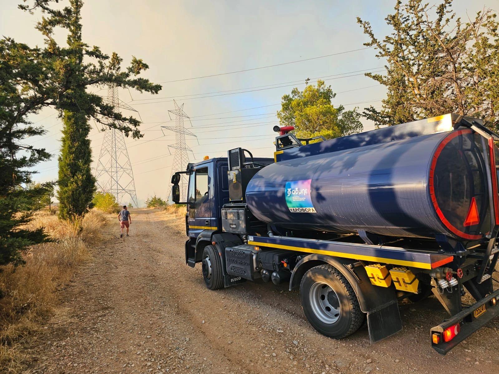 ΑΔΜΗΕ: Η διπλή μάχη με τη φωτιά στο Κρυονέρι και τον καύσωνα στα δίκτυα