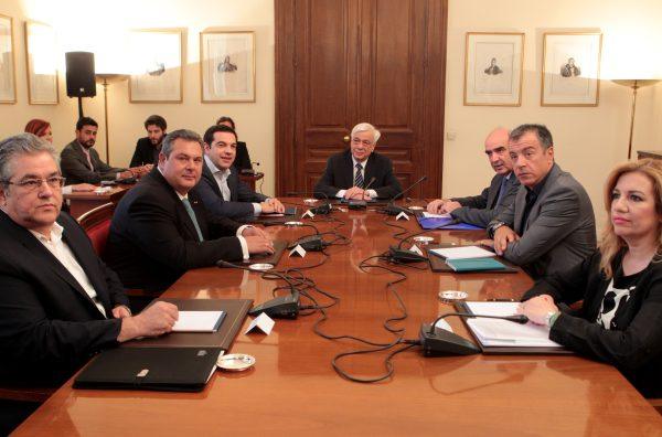Στο φως από το in τα πρακτικά του Συμβουλίου Πολιτικών Αρχηγών του 2015