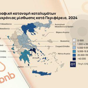 Airbnb: Άλμα στη βραχυχρόνια μίσθωση το 2024 [γραφήματα]