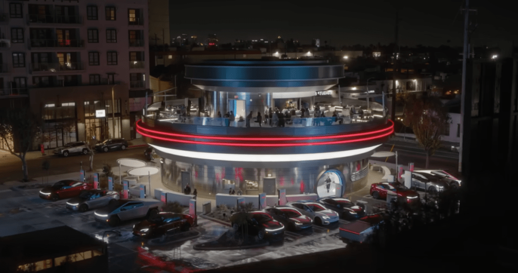 Μασκ: Άνοιξε «ρετρό φουτουριστικό» Tesla Diner στο Λος Άντζελες