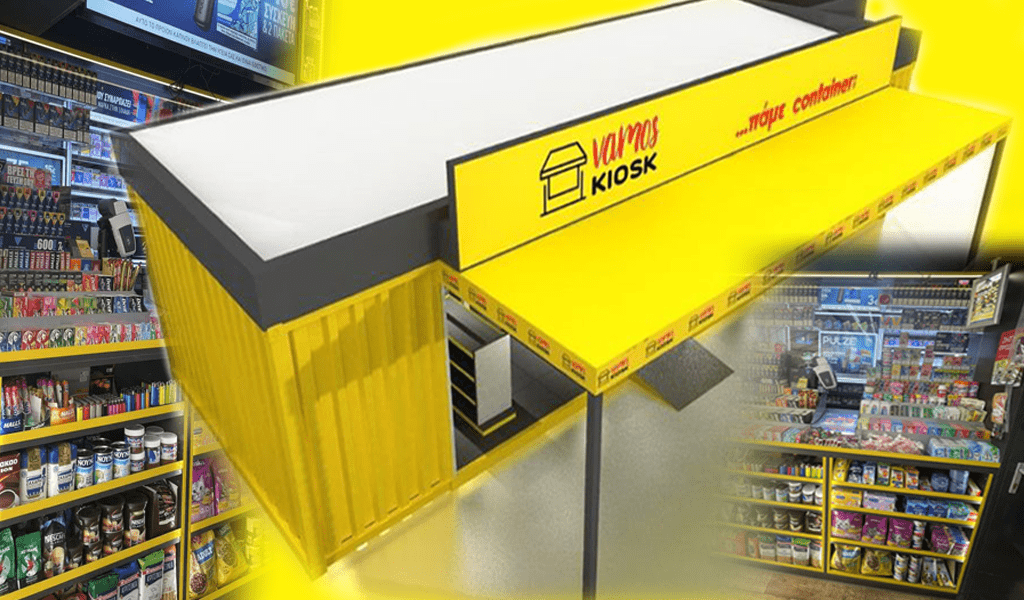 Vamos Kiosk: Η νέα εποχή της μικρής λιανικής με container mini markets