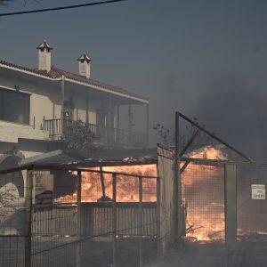 Κερατέα: Μεγάλη πυρκαγιά με έναν νεκρό – Εκκενώνεται γηροκομείο