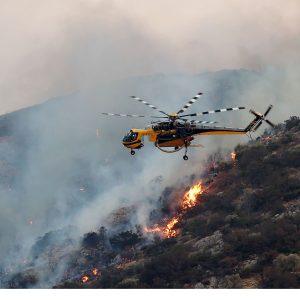 Φωτιά: Σηκώθηκαν τα εναέρια μέσα στην Ανατολική Αττική