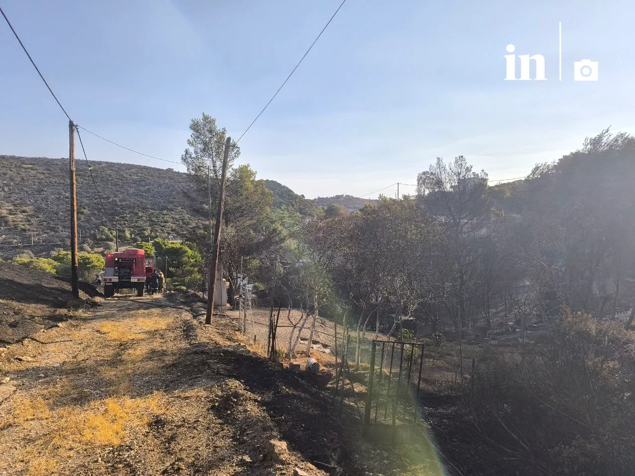 Φωτιά: Σε ύφεση το πύρινο μέτωπο στην Κερατέα – Μάχη με τις αναζωπυρώσεις