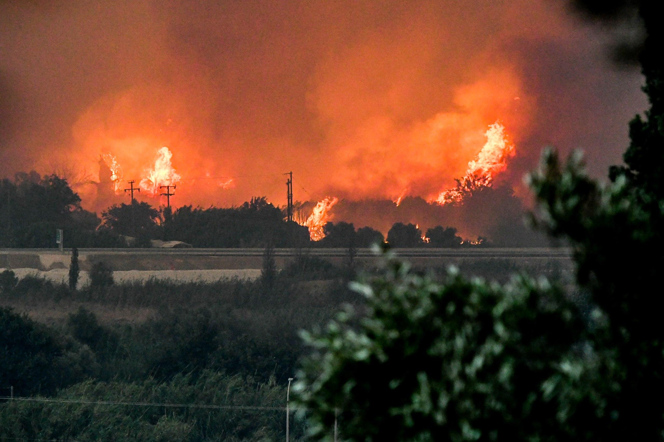 Major Fire-Fighting Response Around Greece as 109 Blazes Recorded