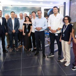 Μητσοτάκης: Επίσκεψη στην ICEYE κατασκευάστρια δορυφόρων SAR