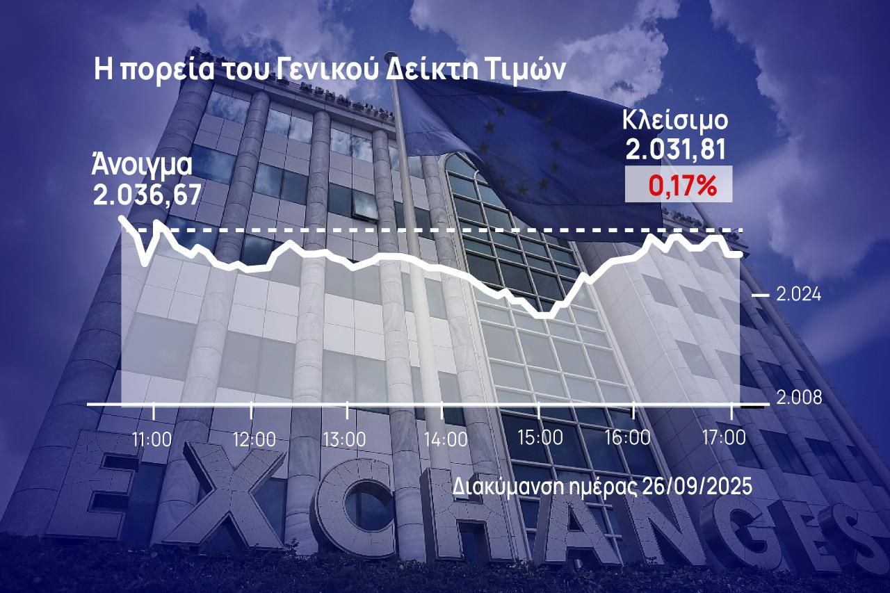 Χρηματιστήριο Αθηνών: «Έσωσε» το πρόσημο της εβδομάδας