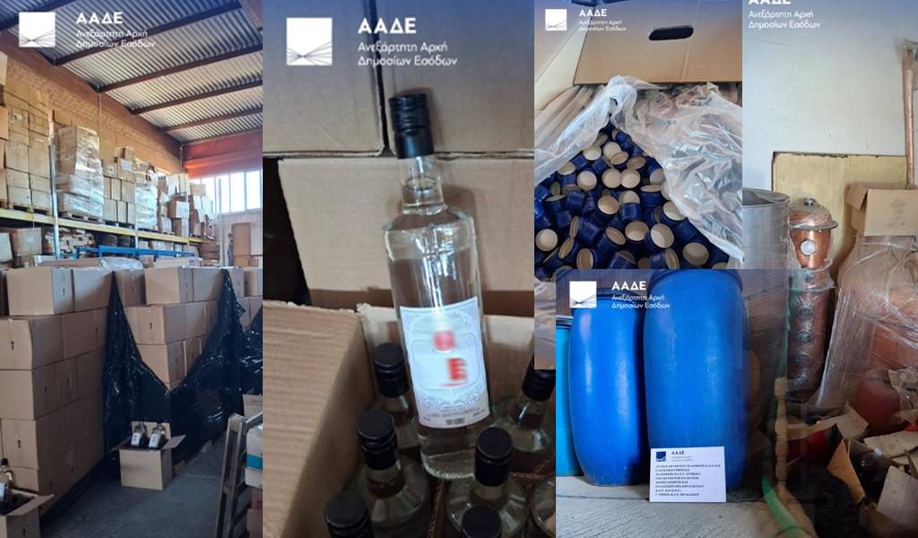 ΑΑΔΕ: Δύο νέα χτυπήματα κατά του λαθρεμπορίου ποτών