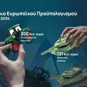 ΕΕ: Τανκς εναντίον τρακτέρ, στον επόμενο ευρωπαϊκό προϋπολογισμό