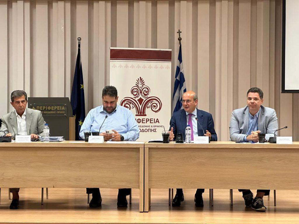 Χατζηδάκης: Επιτάχυνση των αναπτυξιακών ρυθμών της Περιφέρειας