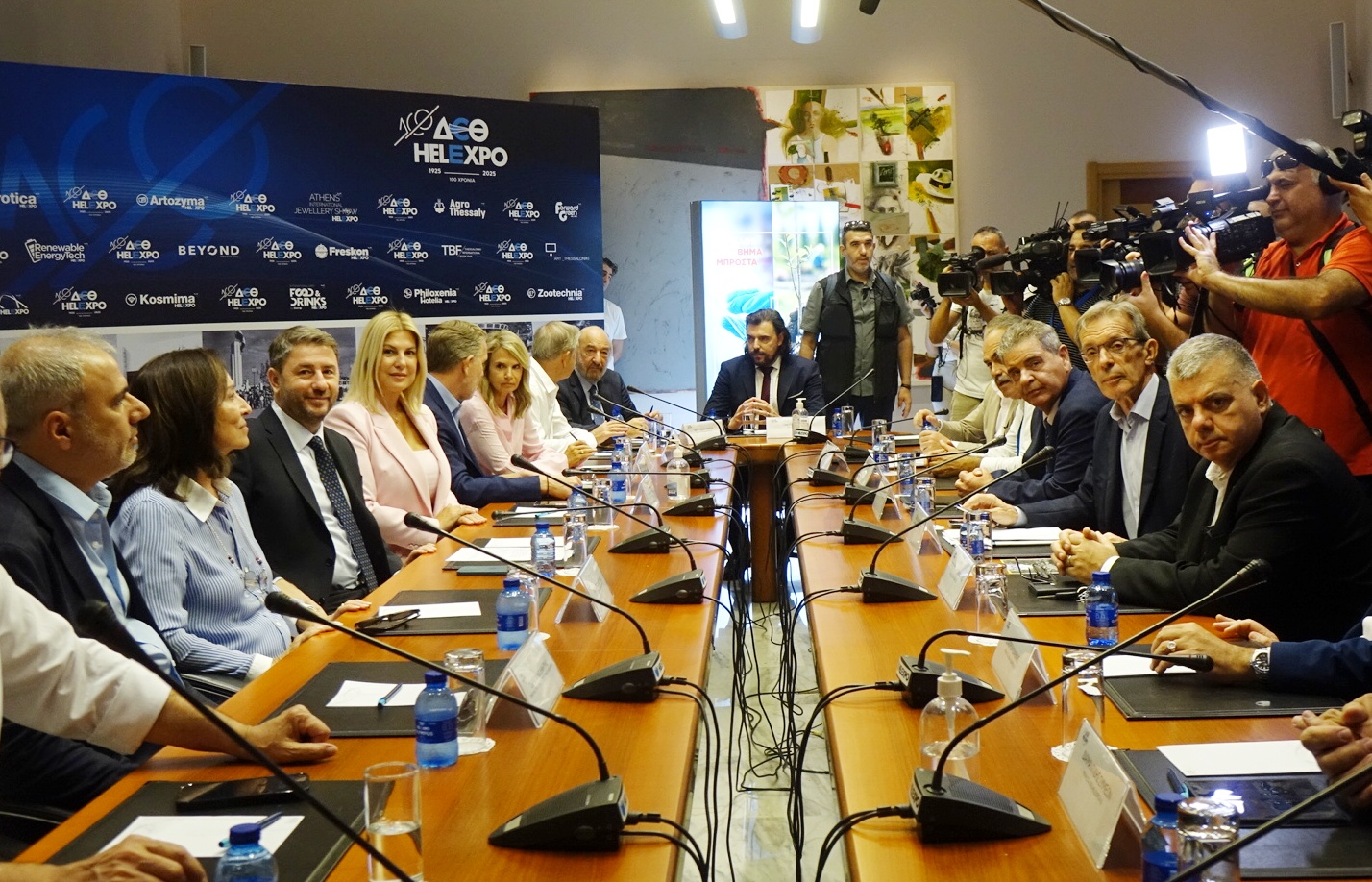 89η ΔΕΘ: Με το ΔΣ της ΔΕΘ Helexpo συναντήθηκε ο Νίκος Ανδρουλάκης