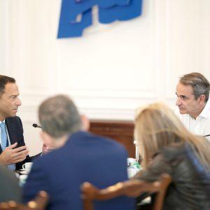 Google: Συνάντηση Μητσοτάκη με τον αντιπρόεδρο της εταιρείας