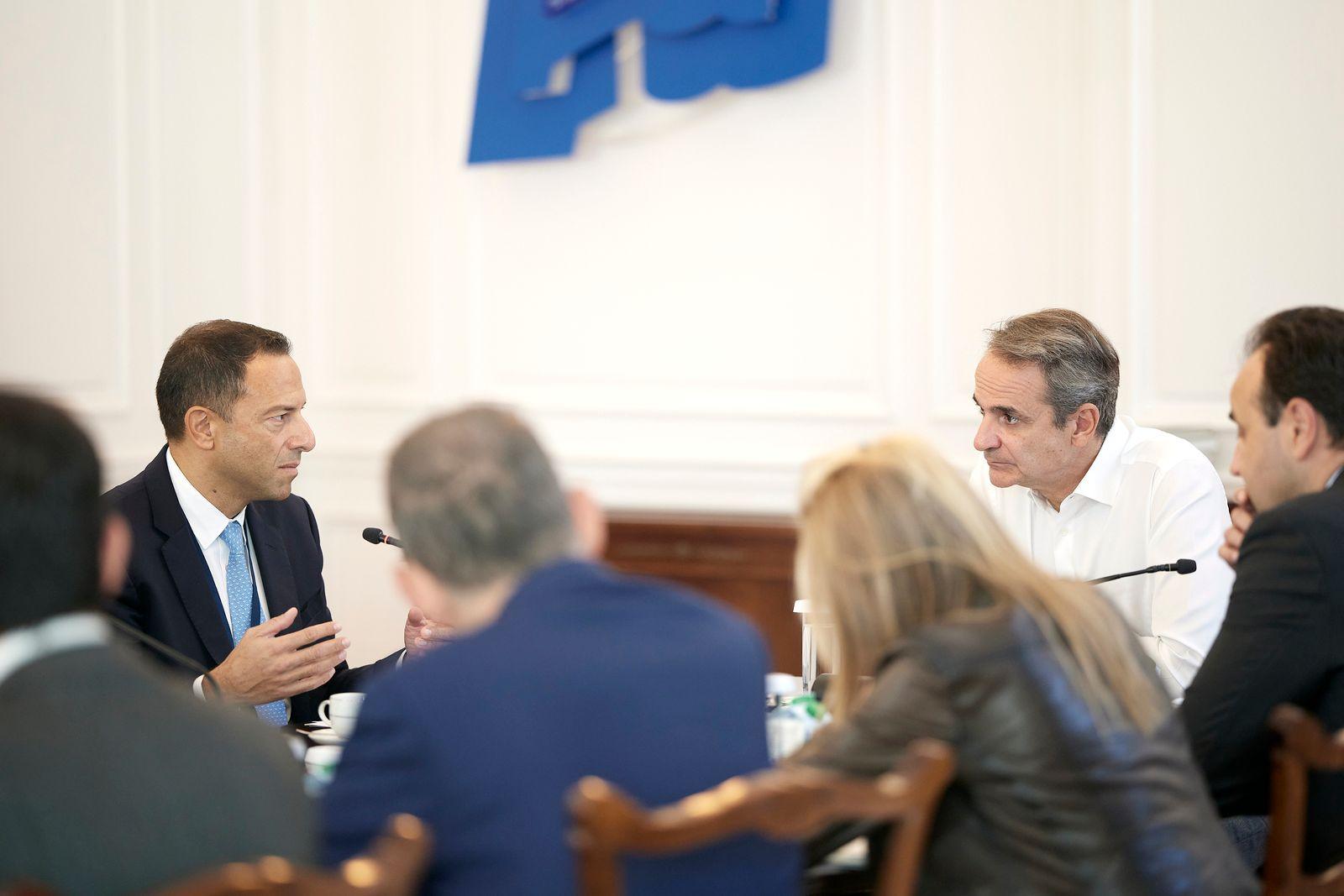 Google: Συνάντηση Μητσοτάκη με τον αντιπρόεδρο της εταιρείας