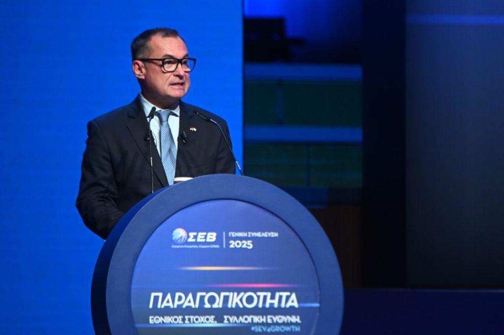 Νάγκελ: Η Ελλάδα πηγή έμπνευσης για την Ευρώπη- Χρειαζόμαστε κοινό αμυντικό προϋπολογισμό